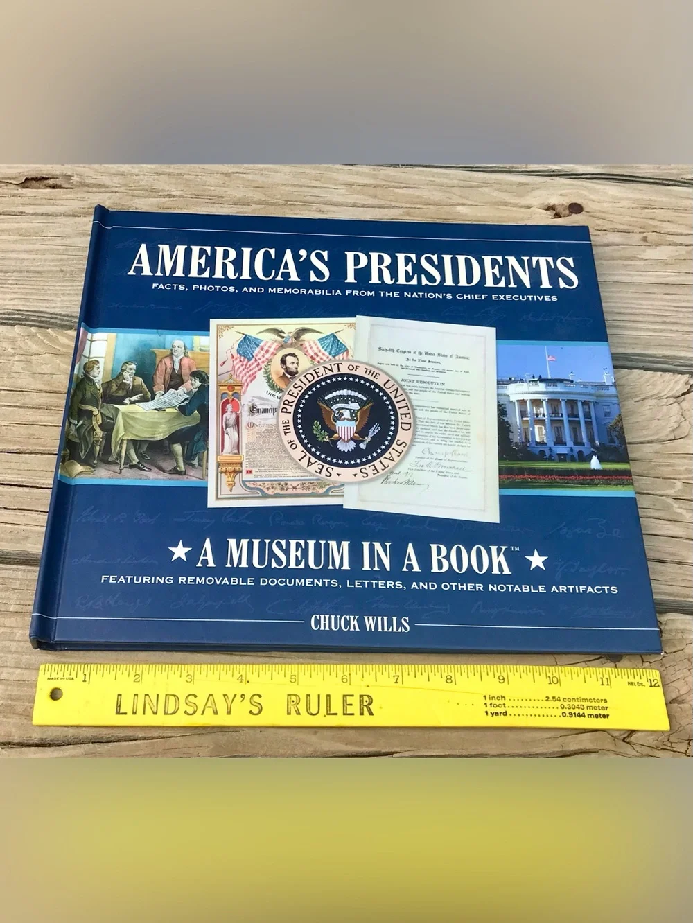 NEW Americas Presidents Museum Book Removable Documents Letters Memorabilia More